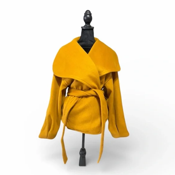 Free People Mina Jacket in the color "Narcissus" or mustard yellow, Medium, NWT - Picture 10 of 11